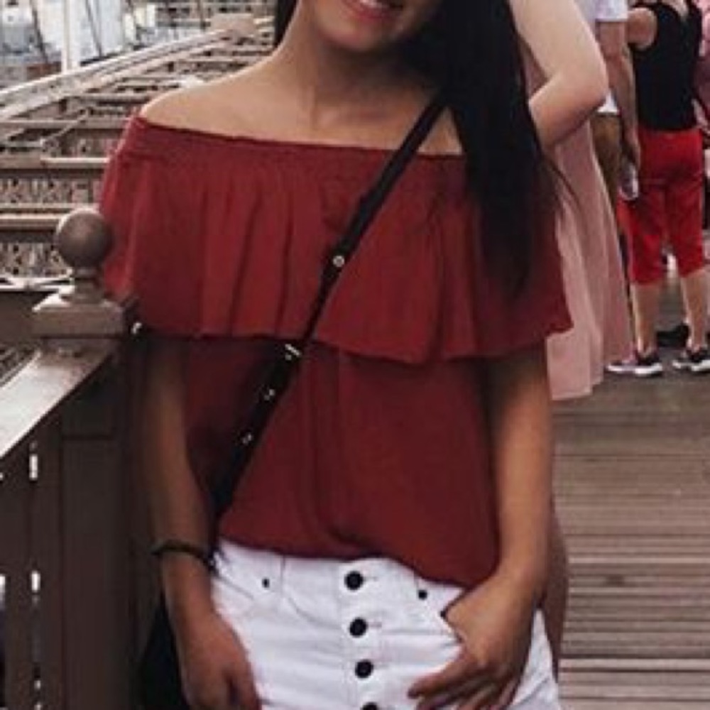 Nordstrom off the shoulder top